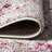 Contemporary Pop Modern Abstract Vintage Faded Maroon/Gray Rug-1075811671