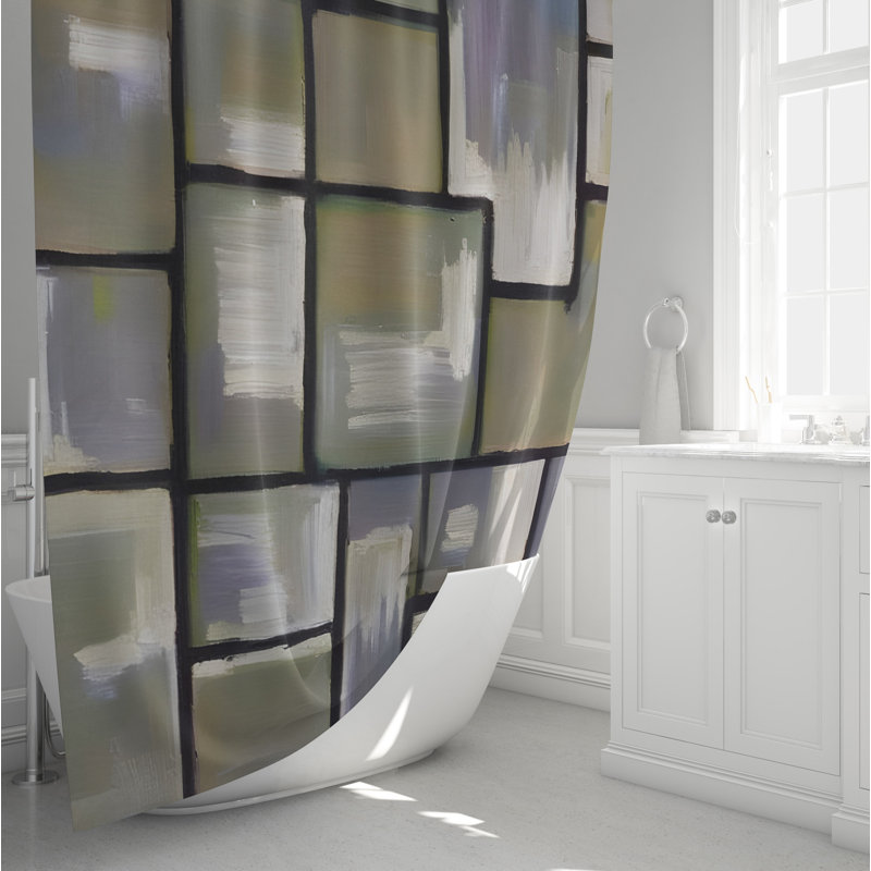 Rideau de douche Currelly, H 72 po x l 70 po