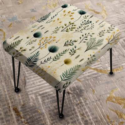 Botanical Harmony II - Plants Rectangle Ottoman