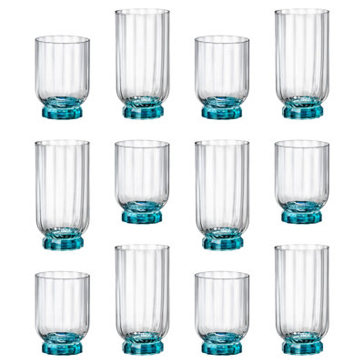 Florian Glassware - Blue