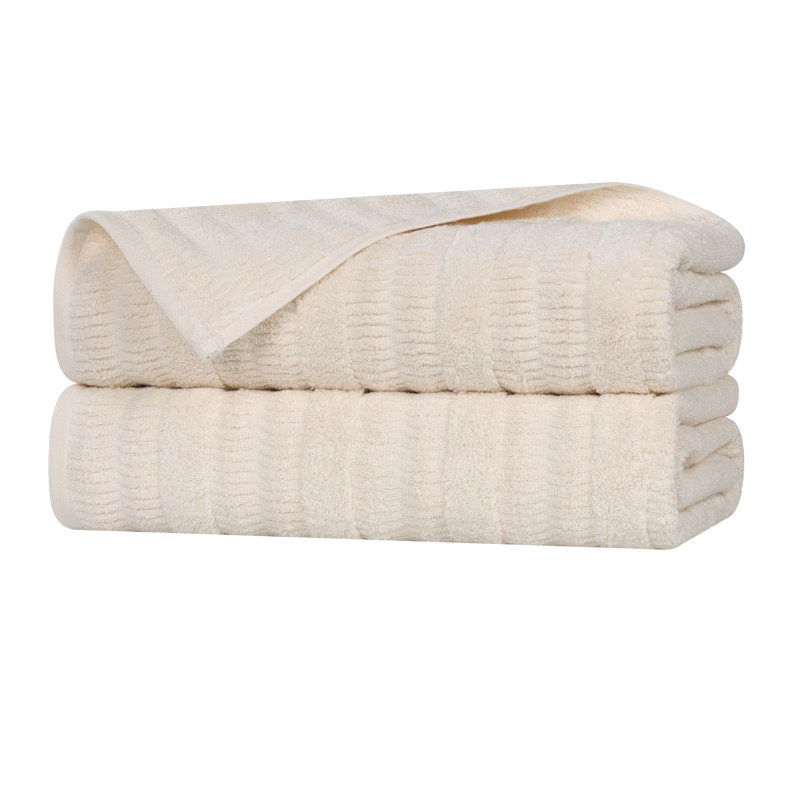Draps de bain Mika Smart Twist Viscose, Ivoire ivoire