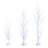 Birch 48' Traditional Christmas Tree with LED Lights and Remote Control, Christmas Tree