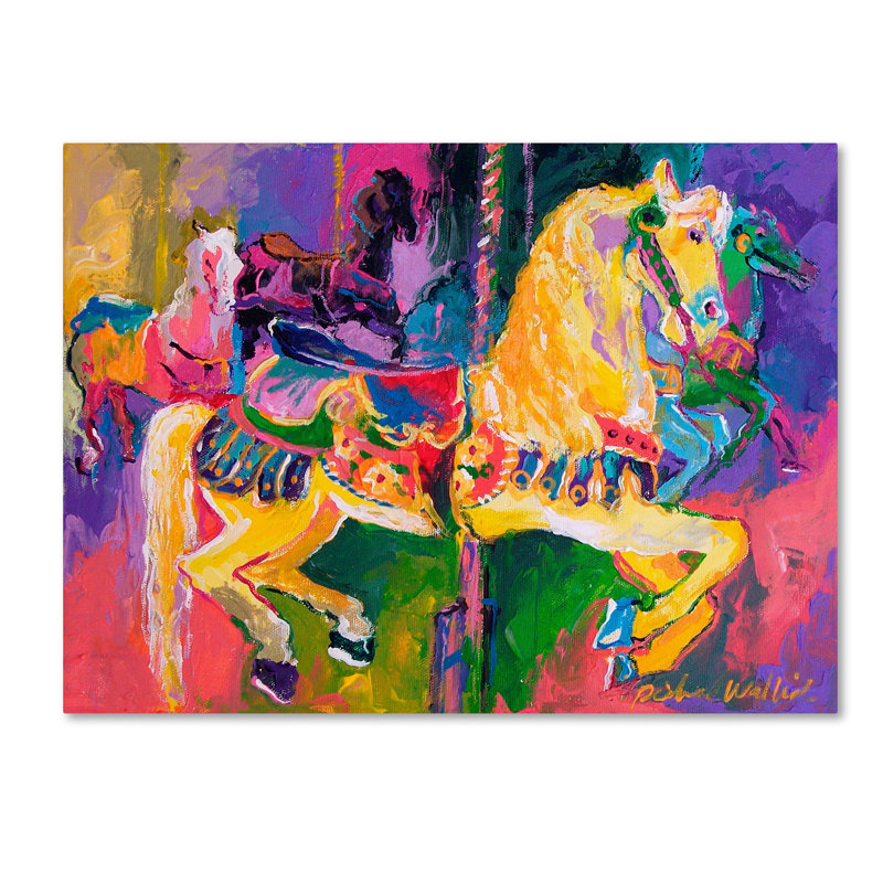 « artcar 2 », reproduction sur toile, H 18 po x l 24 po x P 2 po, Pas de tapis, Toile tendue