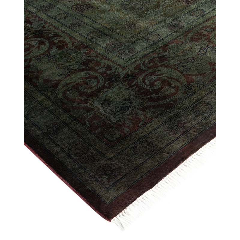 Yanara One-of-a-Kind 9' 3" X 12' 0" Hand Knotted Area Rug