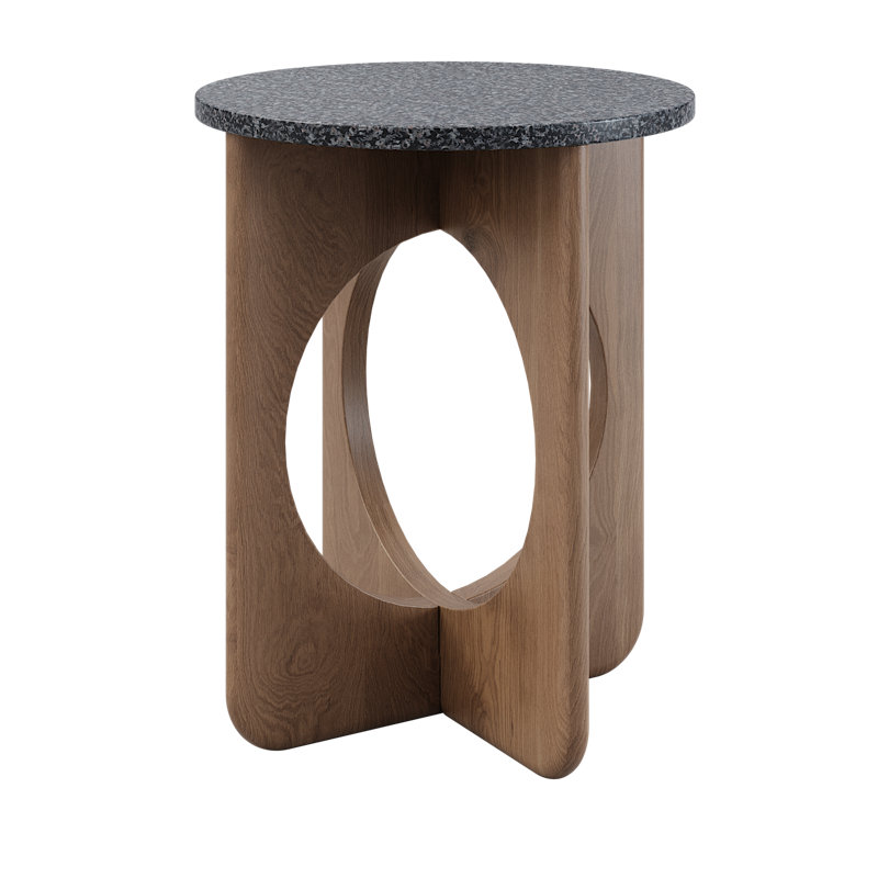Table d'appoint Tumble, Black, Timber