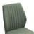 Modern Metal Frame Side Chair Upholstered Dining Chairs (Green)-1773549175