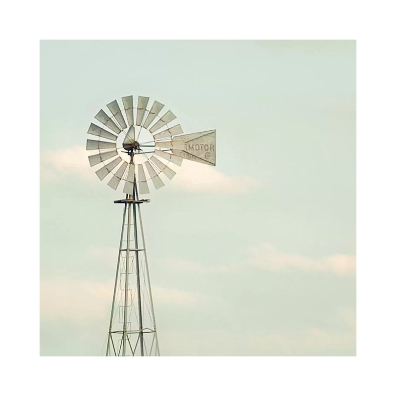 Windmill Sky by Mandy Lynne - Wrapped Canvas Print