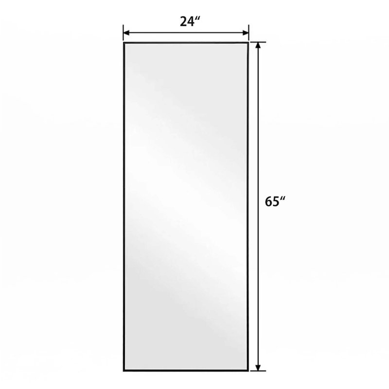 Miroir de plancher pleine longueur