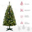 Grand arbre de Noël artificiel pré-éclairé-533103815