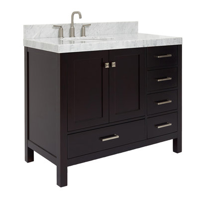 Meuble-lavabo simple 42 po avec comptoir Cambridge