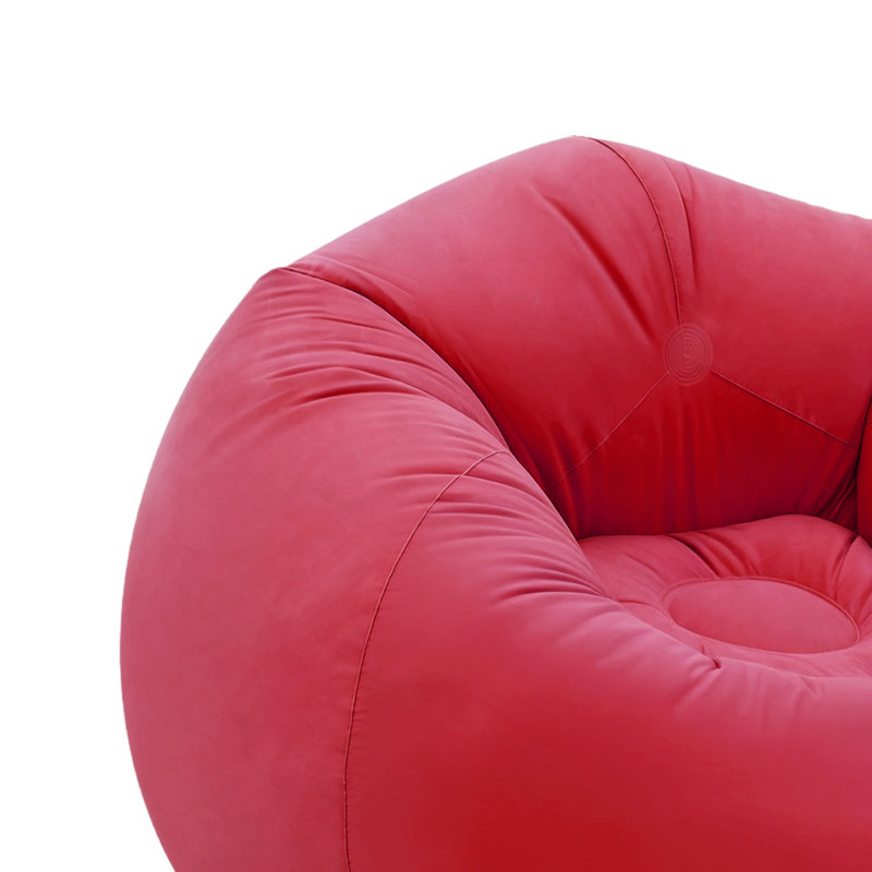 Fauteuil à billes gonflable pour adultes 6Pcs, Rouge