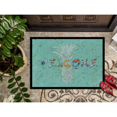 Pineapple Non-Slip Indoor Doormat