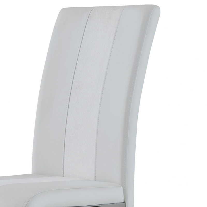 D915 Dining Chair White Set Of 4, White, 4