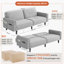 3-Seater Sofa Bed With Adjustable Backrest-221608340