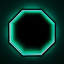 Miroir infini 3D octogonal clair / grand-123223874