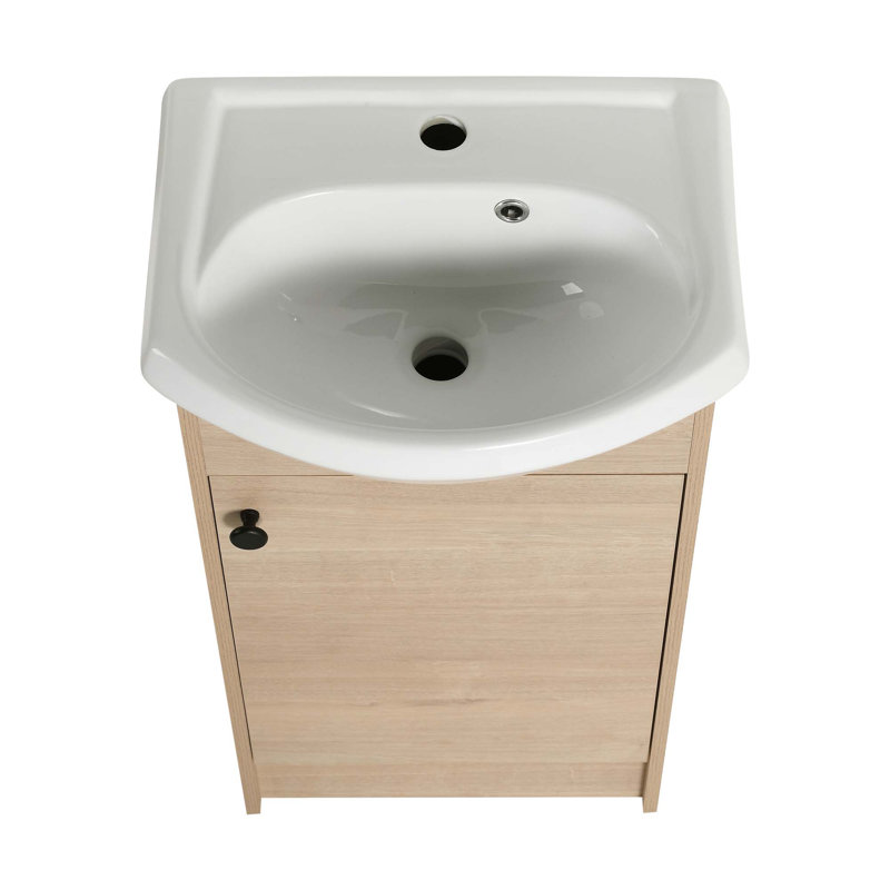 Petit meuble-lavabo avec lavabo, meuble-lavabo et lavabo