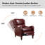 Fauteuil inclinable manuel en cuir véritable de 28,75 po de large Neliyah (ensemble de 2)-105356765