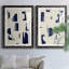 «Fragment Abstraction I», ensemble de 2 peintures encadrées-442278866-442278864