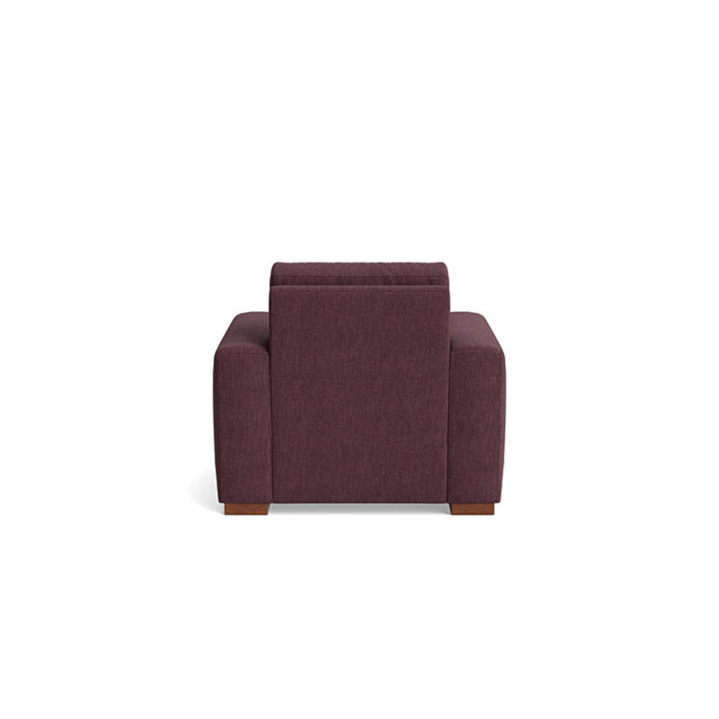 Couch Potato Chair, Performance Weave - Aubergine