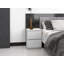 Delancey 40cm W Manufactured Wood Bedside Table