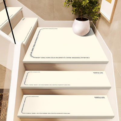 Luxury Self-Adhesive Non-Slip Stair Treads For Home Silent Step Covers With Elegant Design