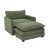Velours côtelé vert avocat