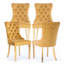 Chaises de salle à manger, chaise de salle à manger rembourrée haut de gamme avec anneau clouté-531111163-511006597-511006619