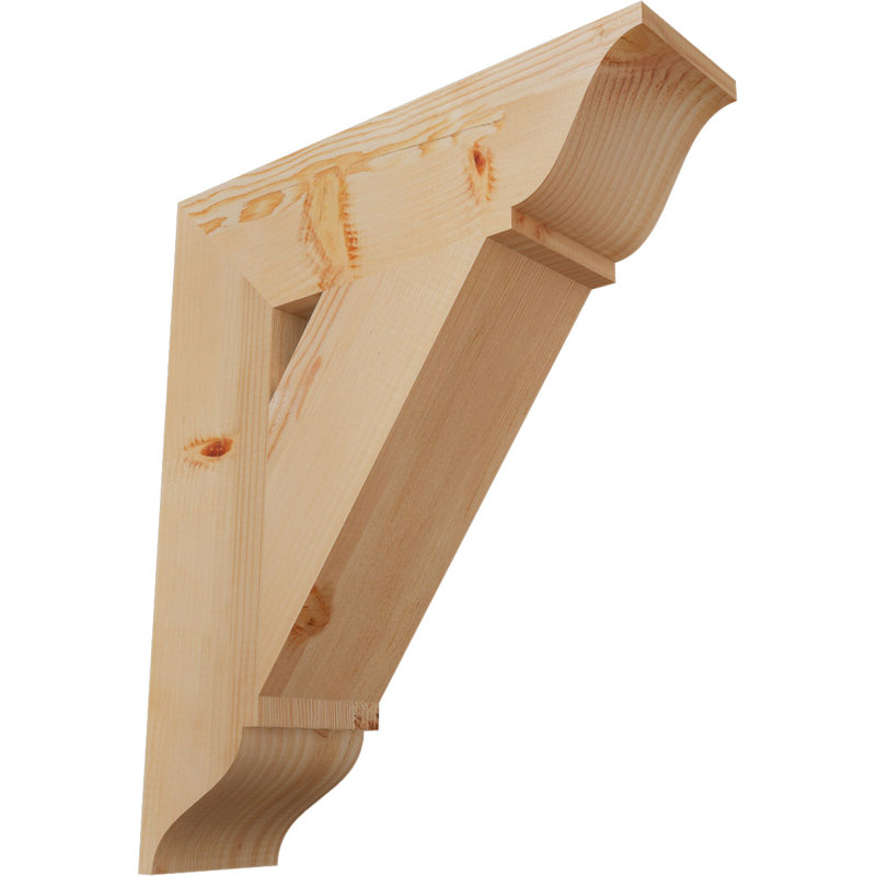 Support traditionnel, H 26 po x l 5,5 po x P 22 po, Douglas (lisse)