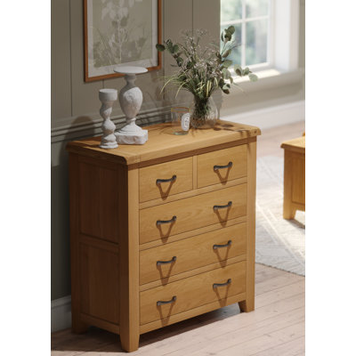 Thornbury 95cm W 5 - Drawer Chest of Drawers