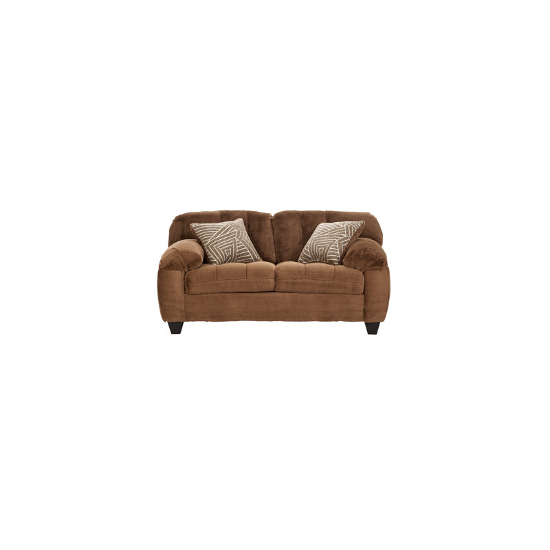  Causeuse rembourrée 21700, chocolat d'hiver, Chocolat d'hiver