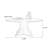 Mid-ancient style light luxury walnut tea table