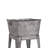 Perryman 32" Multi-Functional Galvanized Metal Tub on Stand with Angled Legs, Gray 