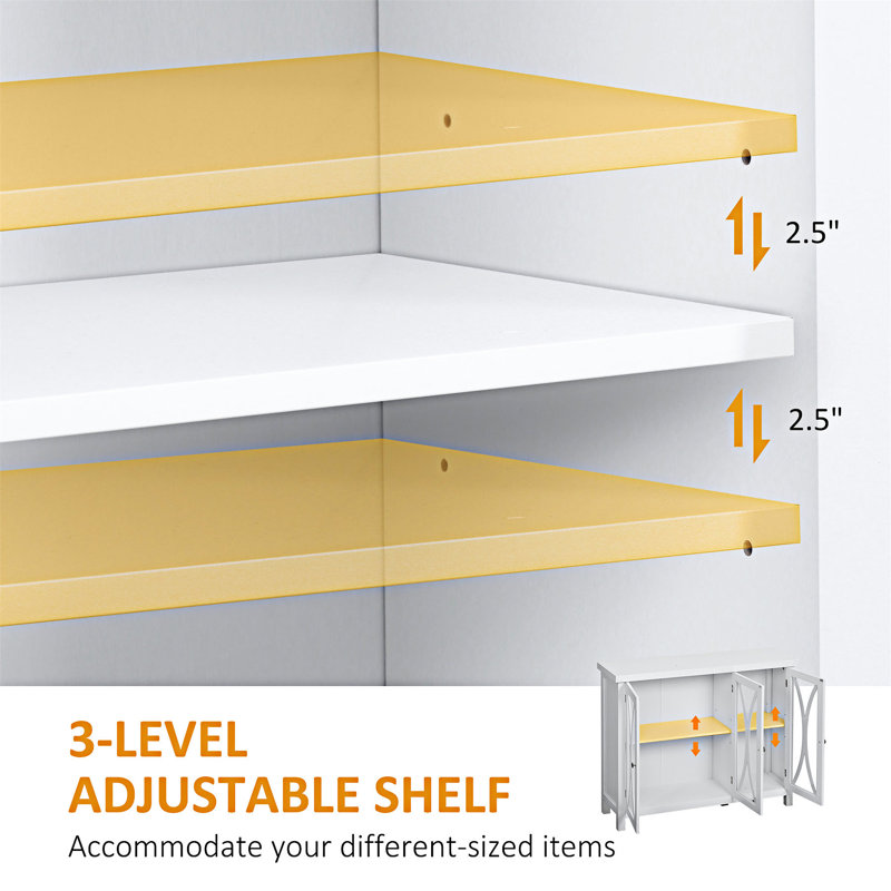 Sideboard with Adjustable Shelves