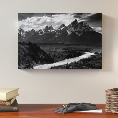 «Grand Teton II» par Ansel Adams - reproduction de photo sur toile