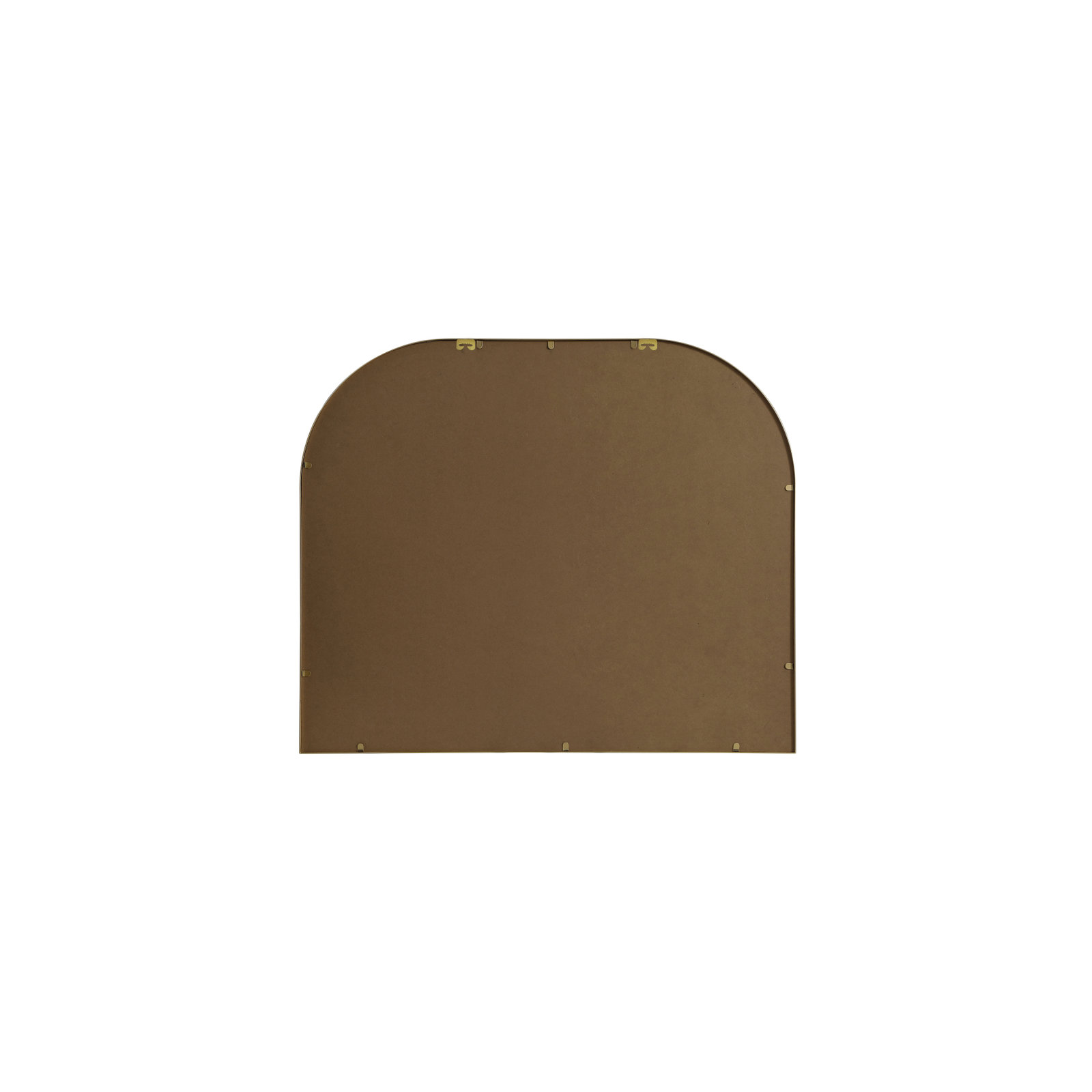 Sabine Metal Wide Arch Wall Mirror, Brass, 34" x 40"