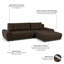 Sabria 3 Seater Sofa Bed-593807218
