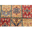 Tapis de zone en laine noué la vert/dieu 5 pi 9 po x 8 pi one-of-kind-the main Denver