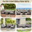 Ensemble de mobilier de patio 7 pièces-236281396-236281357