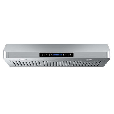 36" 600 CFM Ducted Under Cabint Range Hood in Stainless Steel with 10-Year Warranty, 3-Way Venting and Gesture Control