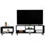 Ensemble de salon Eclipse Duo avec meuble télé et table basse avec accents en acier