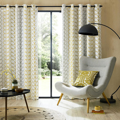 Orla Kiely Linear Stem Curtains