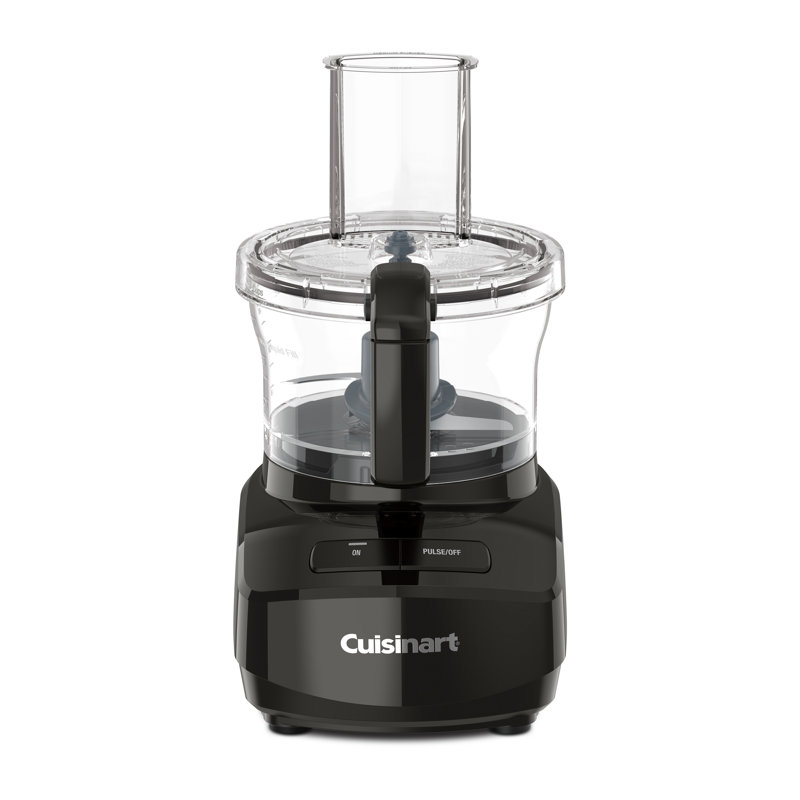 Cuisinart 7-Cup Food Processor with Two Easy Controls and Universal Blade for Chopping, Mixing, and Dough, Black