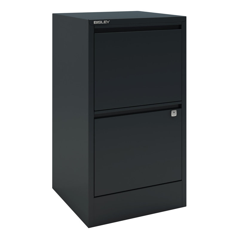 Home Filer 2 Drawer Filing Cabinet, Anthracite
