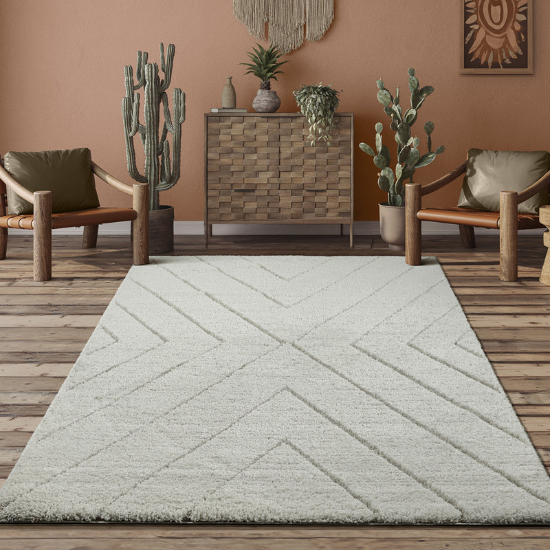 Taneesha Geometric Area Rug, Rectangle 200 x 290 cm