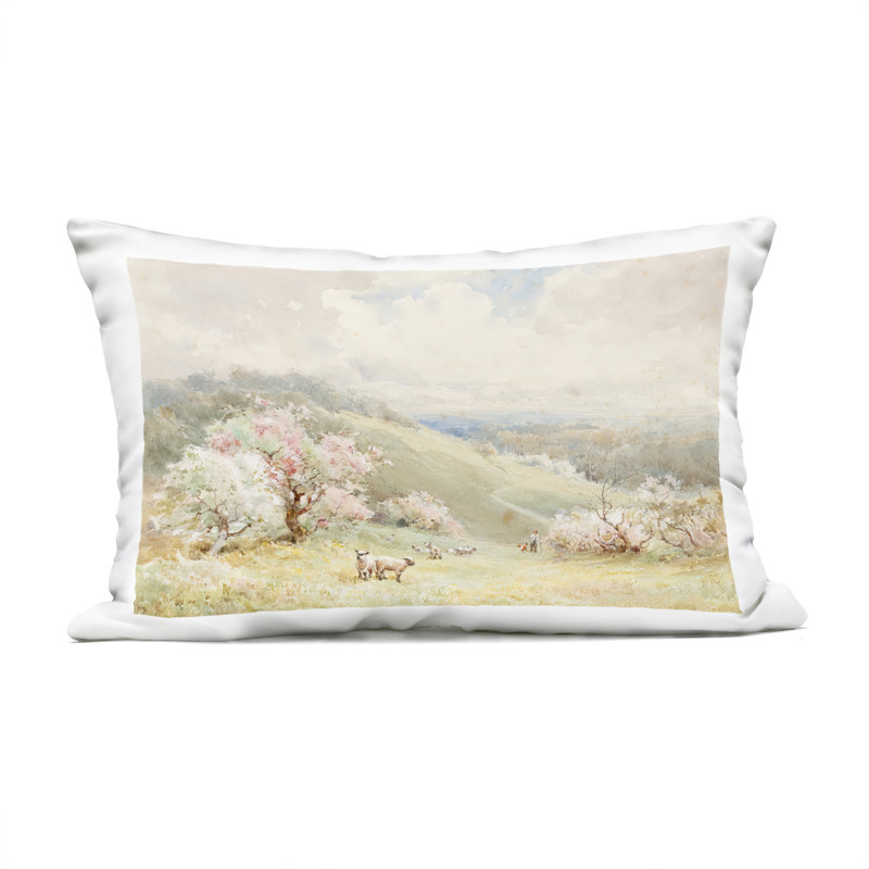 Coussin Lambs Strolling Pastel