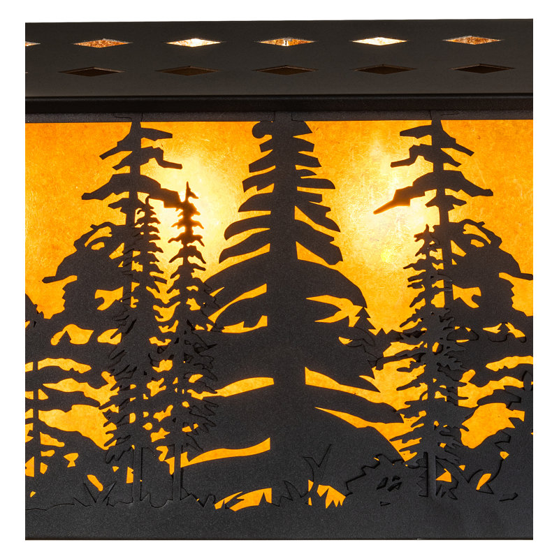 Doby 6 - Light Pendant, 44" H x 48" W x 17" D, Black