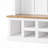 Shoe Storage, Farmhouse Wooden Style 78"H Modern Hall Tree With Wide Storage Seating Bench, Entryway Shoe Cabinet With 13 Compartments, Elegant Coat Rack With 6 Hooks For Mudroom, Living Room-2141681107