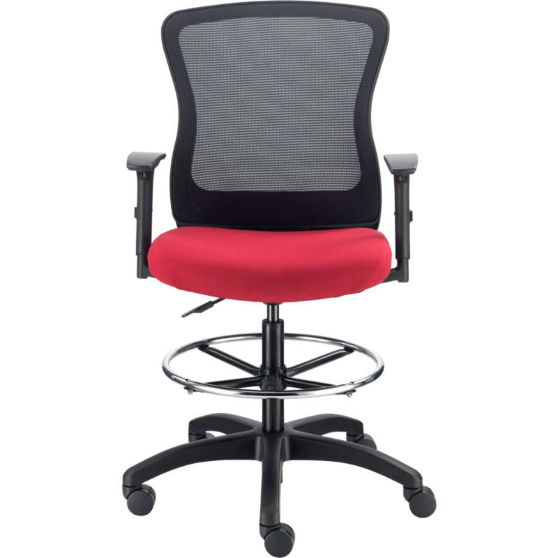 Chaise de travail ergonomique, Rouge