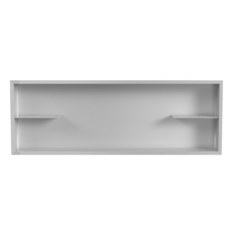 Niche de douche H 12,6 po x l 36,2 po x P 4 po, Acier inoxydable brossé
