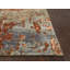 Tapis brun / gris en laine noué à la main-1243090312